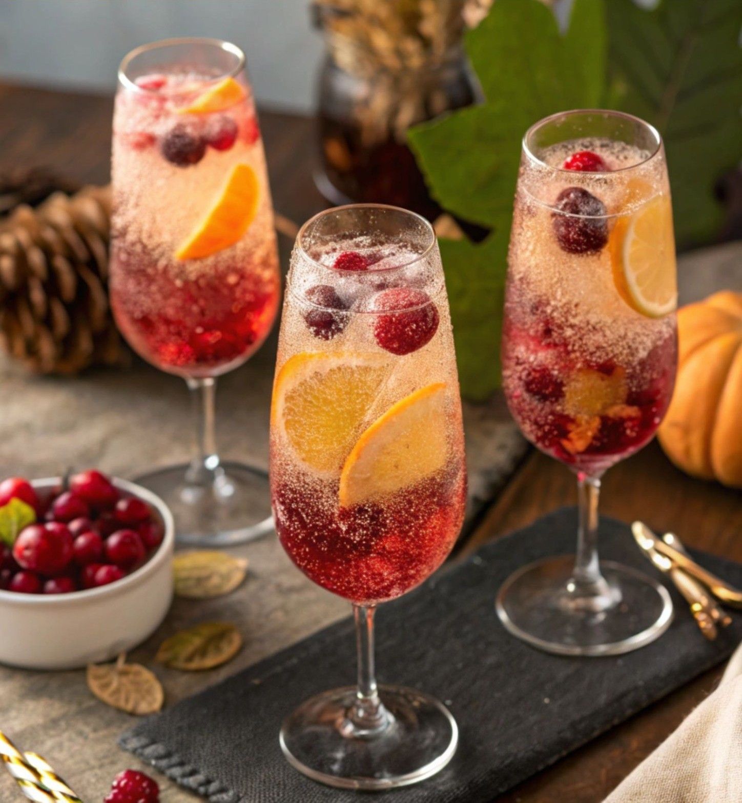 Thanksgiving Cranberry Spritzer image