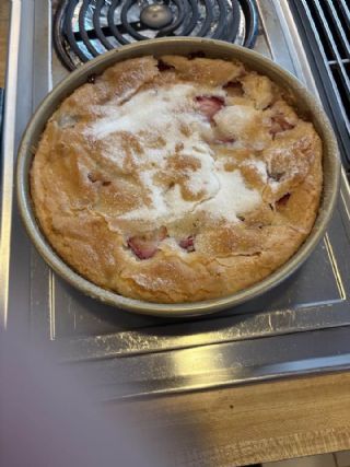 French Strawberry  Cake image