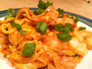 Shrimp and Chicken Paleo Pad Thai image