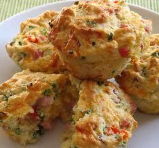 Savory Breakfast Muffins image