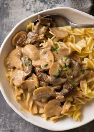 Slow Cooker Beef Stroganoff image