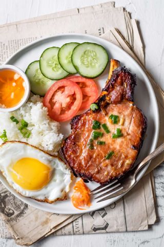 Com Tam (Vietnamese Pork Chops and Broken Rice) image